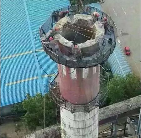 砼烟囱拆除