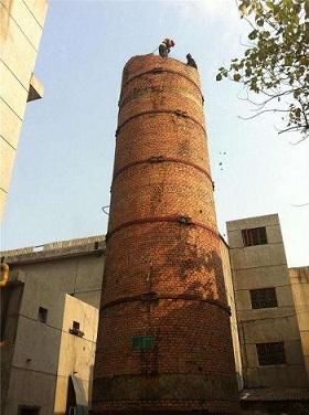 潍坊烟囱人工拆除施工特点