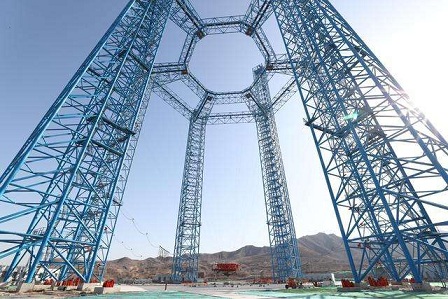 湖北电视塔架拆除施工前的准备：