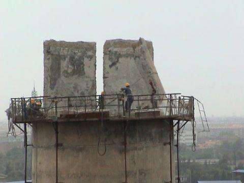 江苏烟囱拆除方法与拆除步骤：