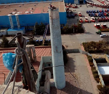 砖烟囱人工拆除施工方案