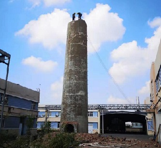 潍坊砖烟囱人工拆除施工安全保证措施