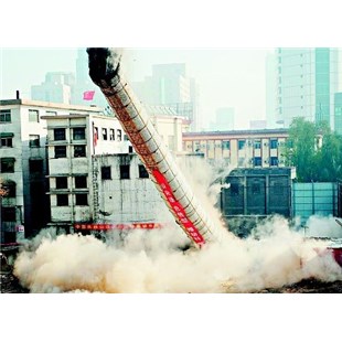 昆明烟囱定向爆破施工方案有以下几点