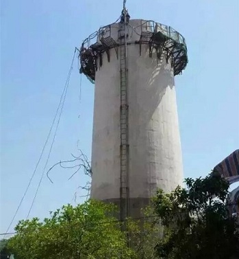 潍坊浏阳烟囱拆除