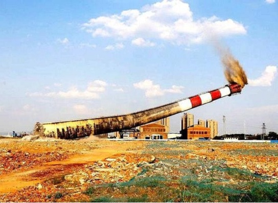 昆明烟囱爆破拆除本地价格