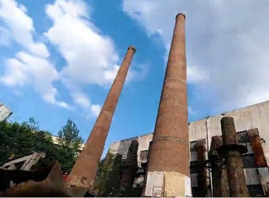 拆烟囱操作要点