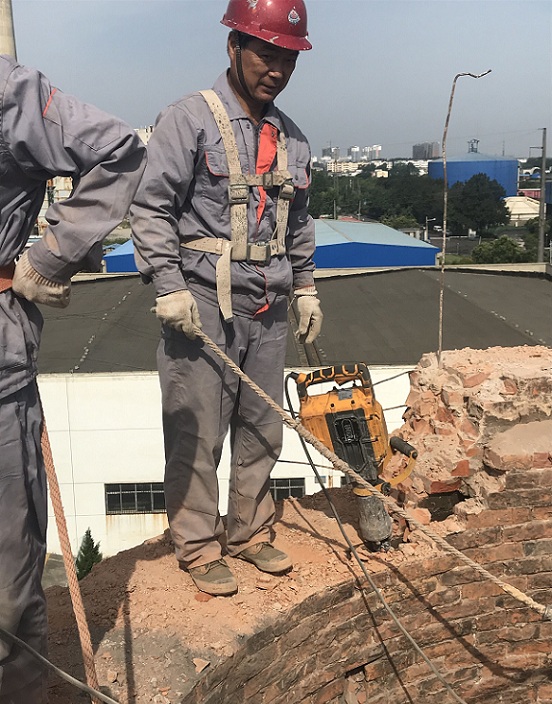 潍坊烟囱拆除方法与操作事项