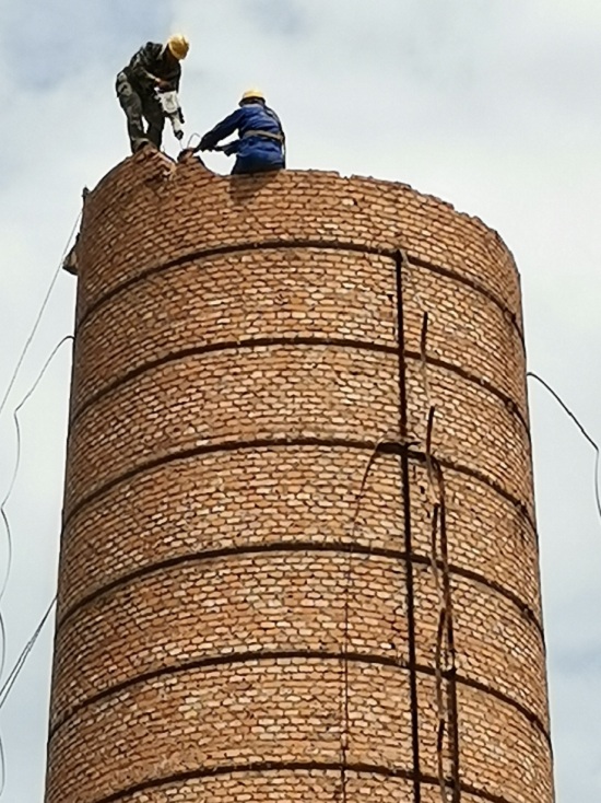 烟囱人工拆除-技术特别