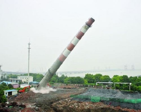 烟囱爆破-烟囱爆破拆除施工流程方案