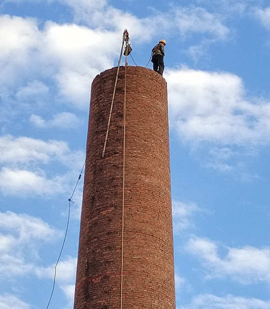 烟囱人工拆除有几种办法-操作-进行-施工