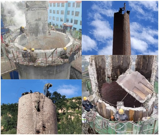 江苏水泥烟囱拆除具体方法是什么？