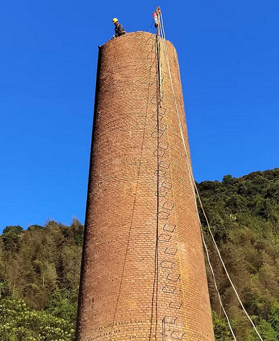 江苏砖烟囱拆除-怎样安全拆除砖烟囱