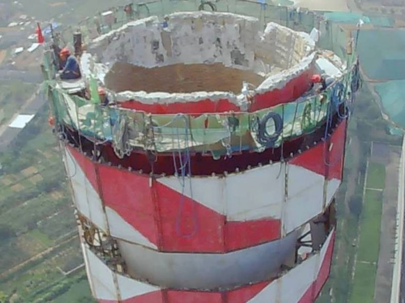 河南烟囱拆除公司-专业拆除各类高耸建筑