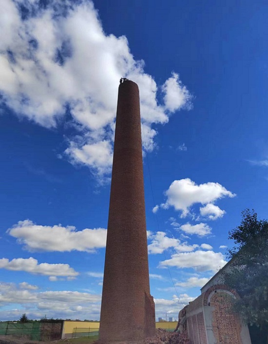 潍坊拆除烟囱公司施工前的准备和注意事项