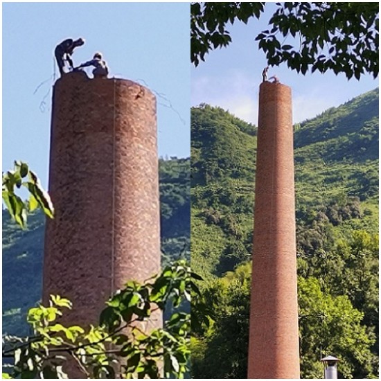 河南烟囱拆除公司专业施工 专业服务