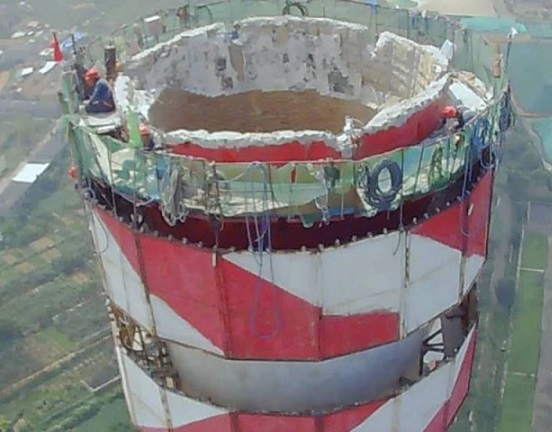 潍坊拆除烟囱公司拆除废弃烟筒安全高效