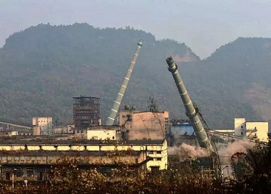 烟囱拆除-烟囱定向拆除开拓创新安全快捷