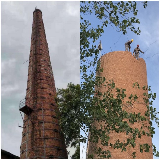 昆明烟囱拆除公司专业团队，安全高效！