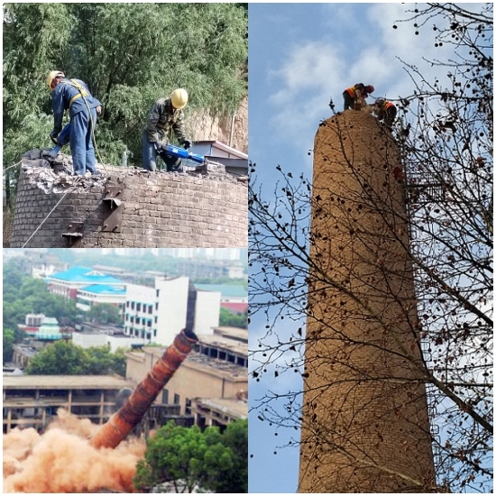 南昌烟囱人工拆除公司专业技能，精心定制解决方案