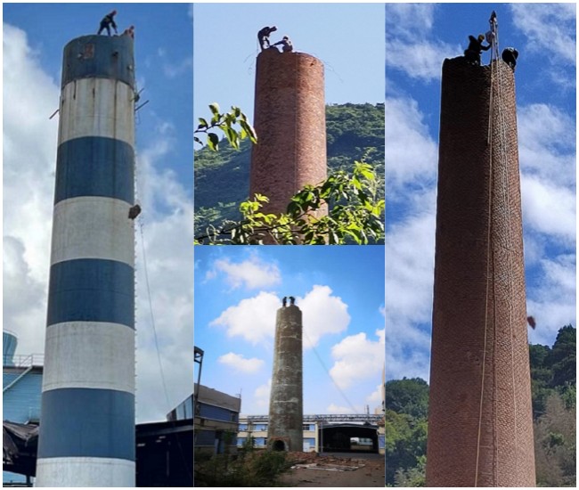 烟囱拆除公司:守护蓝天,从烟筒拆除开始